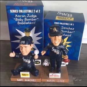 Bobblehead NYY Minor- Judge & Sanchez baby bombers